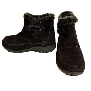 𝅺khombu Gracie brown booties, size 8, good condition